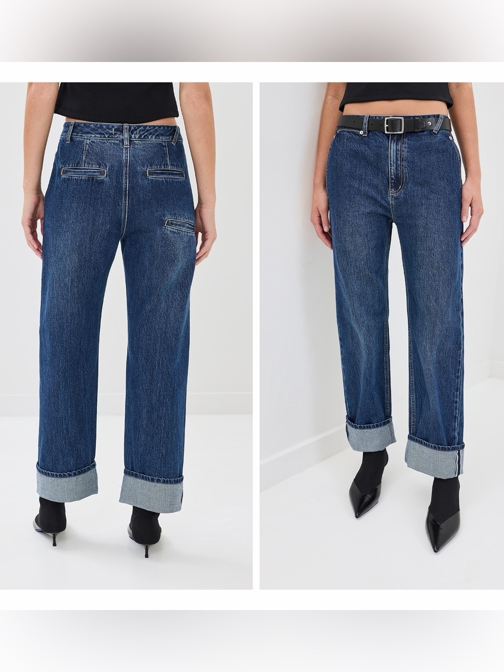 Tibi selvage denim Alec slouch Jeans